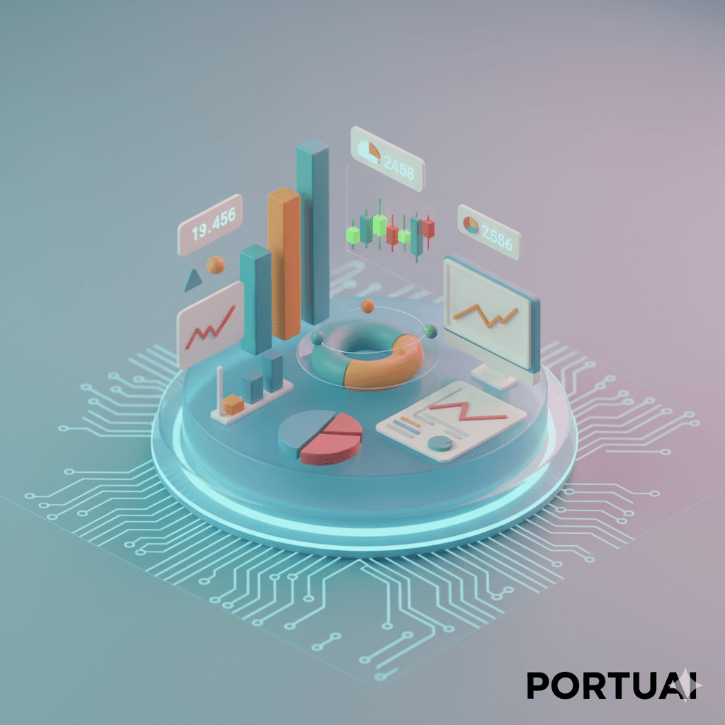 Stock market analysis with technical indicators and charts