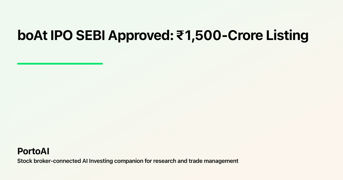 boAt IPO SEBI Approved: ₹1,500-Crore Listing